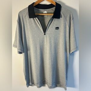 Roots Canada Mens 1/4 Zip Shirt XL Athletic Polo Short Sleeve Casual Never Worn